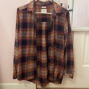 American Eagle flannel, boyfriend fit, size - small